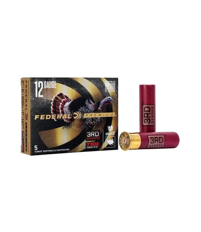 Federal 3rd Degree with Heavyweight TSS Ammunition - 12 Gauge, 5, 6 and 7 Shot, 3-1/2 in, 2 oz, 1250 fps