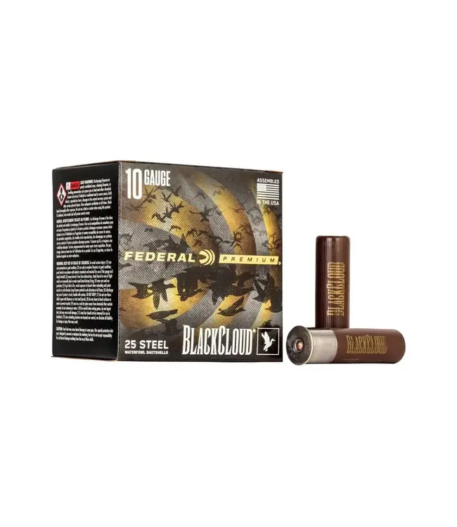Federal Black Cloud FS Steel Ammunition - 10 Gauge, BB Shot, 3-1/2 in, 1 5/8 oz, 1375 fps