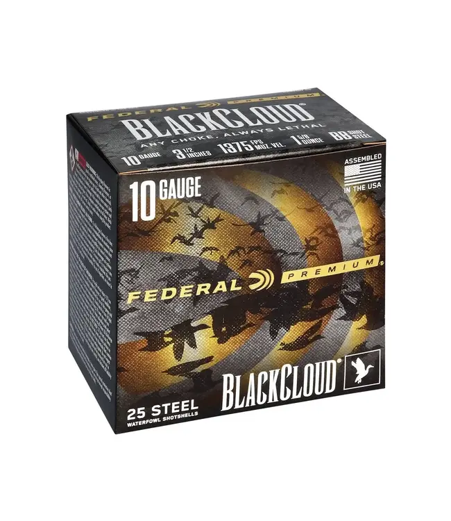 Federal Black Cloud FS Steel Ammunition - 10 Gauge, BB Shot, 3-1/2 in, 1 5/8 oz, 1375 fps