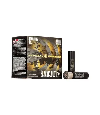 FEDERAL AMMO Federal Black Cloud FS Steel Ammunition - 12 Gauge, BB Shot, 3-1/2 in, 1 1/2 oz, 1500 fps