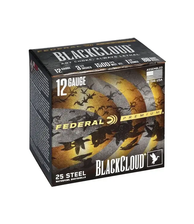 Federal Black Cloud FS Steel Ammunition - 12 Gauge, BB Shot, 3-1/2 in, 1 1/2 oz, 1500 fps