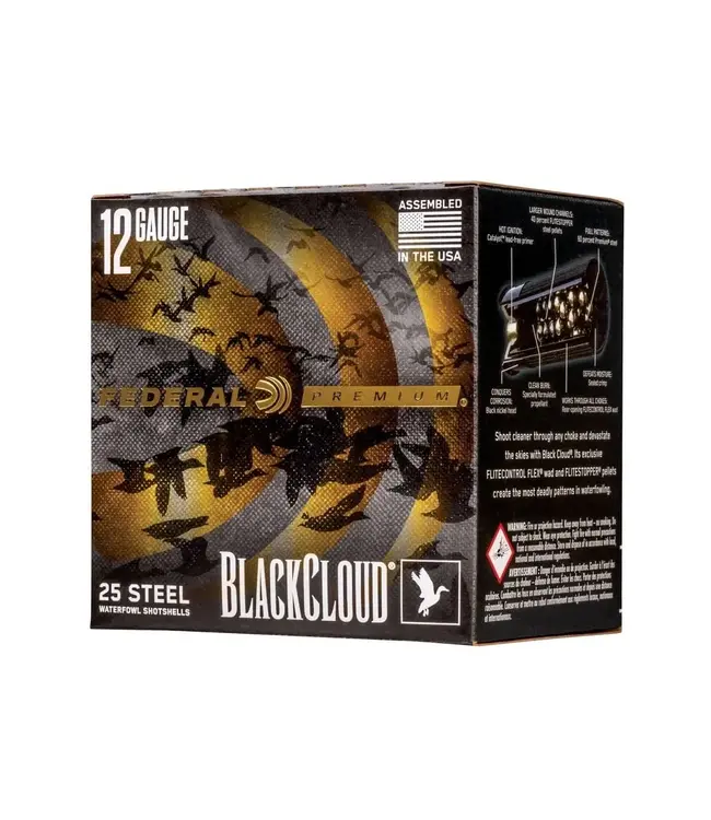 Federal Black Cloud FS Steel Ammunition - 12 Gauge, BB Shot, 3-1/2 in, 1 1/2 oz, 1500 fps