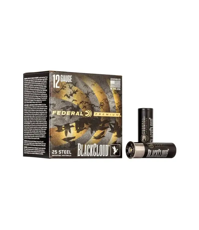 Federal Black Cloud FS Steel Ammunition - 12 Gauge, 3 Shot, 3 in, 1 1/4 oz, 1450 fps