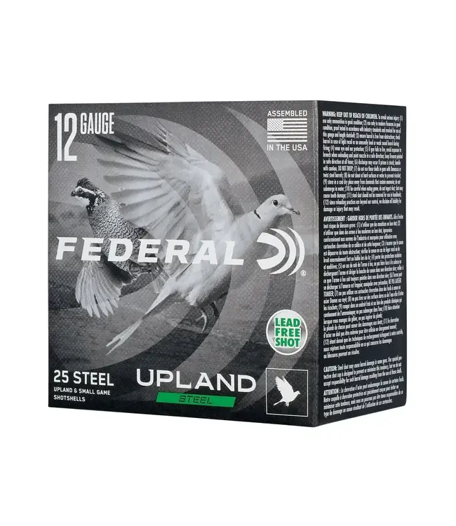 Federal Upland Steel Ammunition - 12 Gauge, 6 Shot, 2-3/4 in, 1 oz, 1375 fps