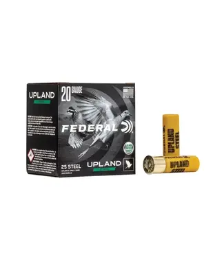 FEDERAL AMMO Federal Upland Steel Ammunition - 20 Gauge, 7.5 Shot, 2-3/4 in, 3/4 oz, 1500 fps