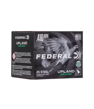 FEDERAL AMMO Federal Upland Steel Ammunition - 410 Bore, 6 Shot, 3 in, 3/8 oz, 1400 fps