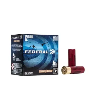 FEDERAL AMMO Federal Speed-Shok Ammunition - 12 Gauge, 2 Shot, 3 in, 1 1/8 oz, 1550 fps