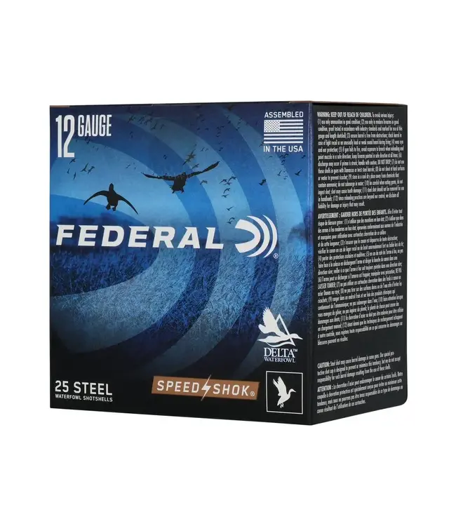 Federal Speed-Shok Ammunition - 12 Gauge, 2 Shot, 3 in, 1 1/8 oz, 1550 fps
