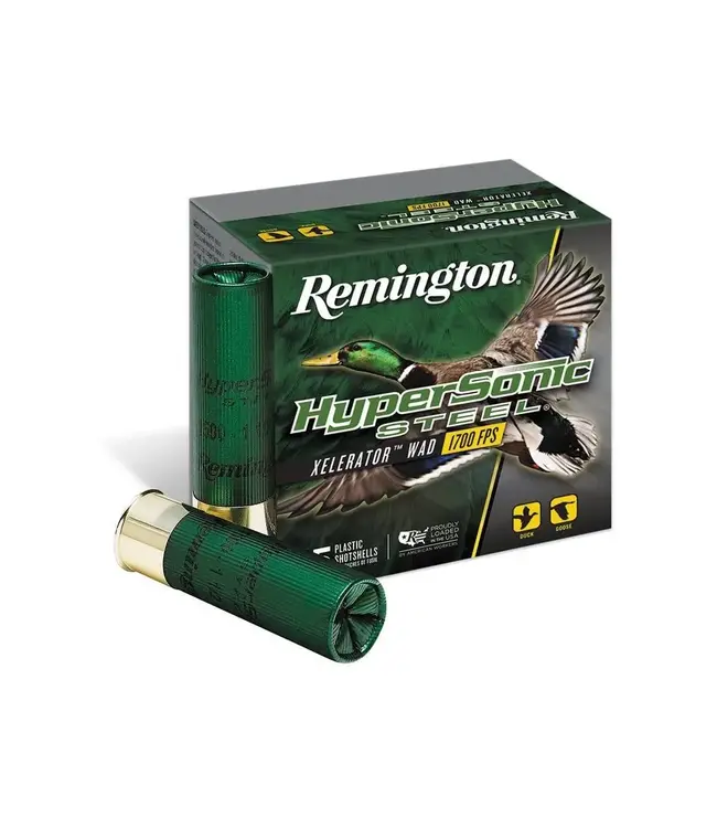Remington Hypersonic Steel Ammunition - 12 Gauge, BB Shot, 3-1/2 in, 1 3/8 oz, 1700 fps