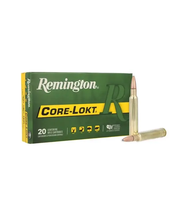 Remington Pointed Soft Point Core Lokt - 300 Wby Mag, 180 Grain, 3120 fps