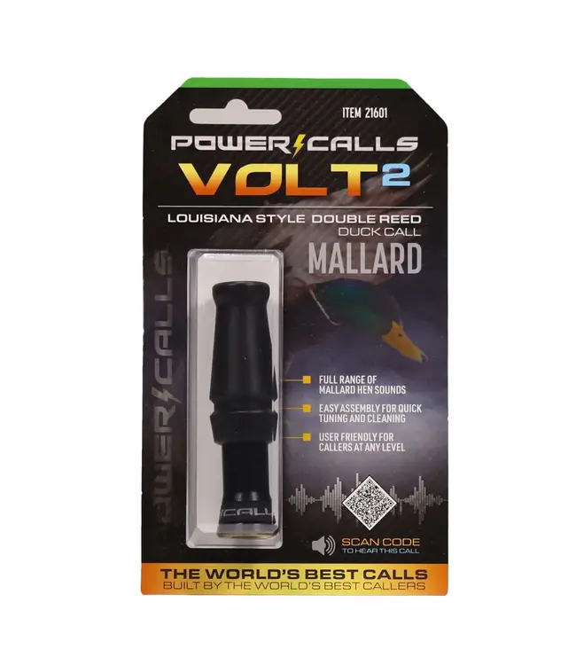 Power Calls Volt2 Lousiana Style Double Reed Call