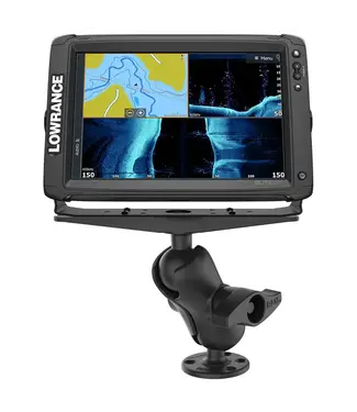 RAM MOUNTS Ram Mounts RAM Large Marine Electronics Mount - D Size Short