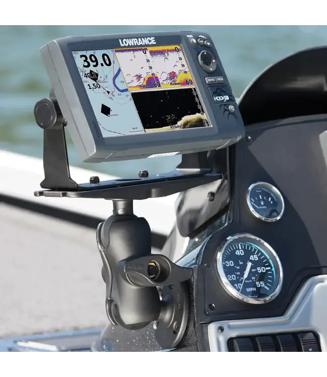 Ram Mounts RAM Large Marine Electronics Mount - D Size Short