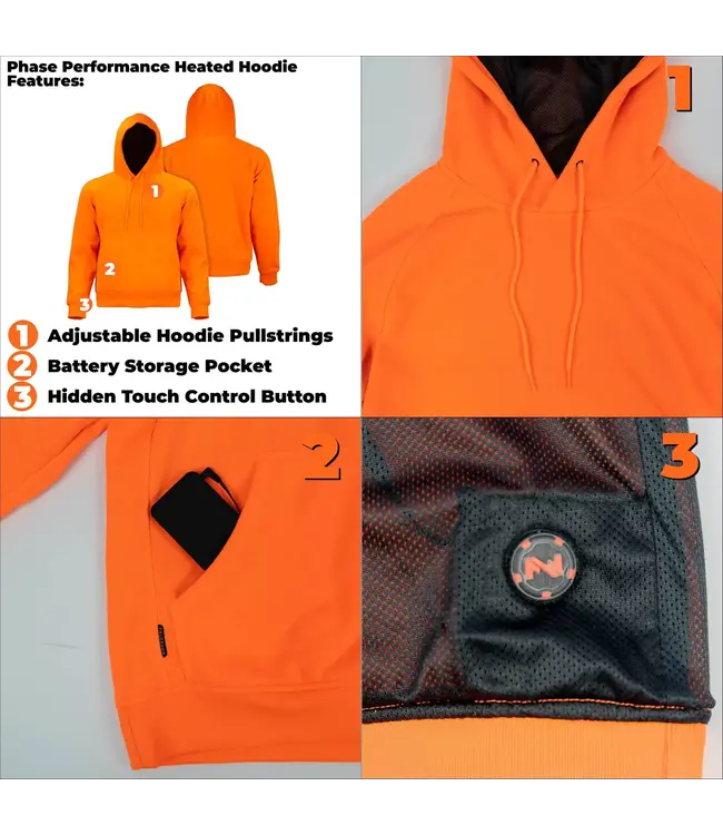 Mobile Warming Men's Phase Performance Hoodie