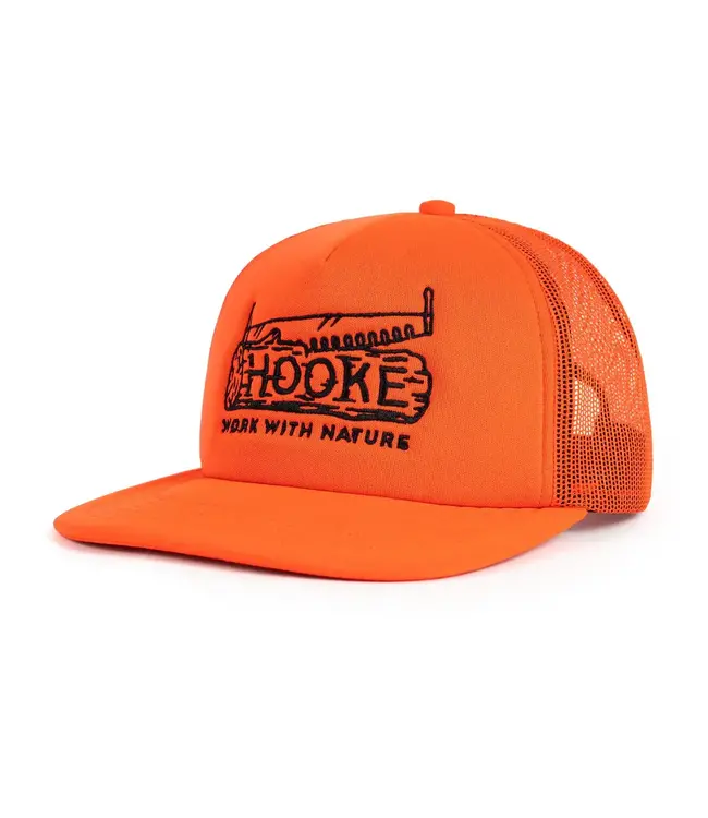 Hooké Wood Log Foam Trucker Hat