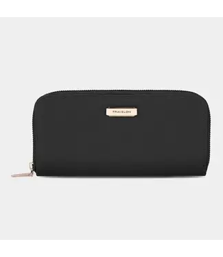 TRAVELON Travelon RFID Blocking Single Zip Wallet