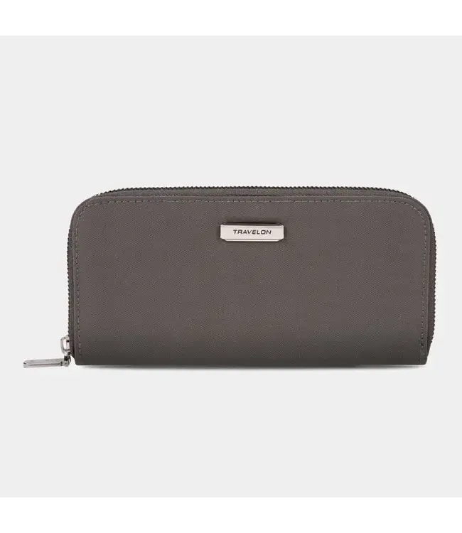 Travelon RFID Blocking Single Zip Wallet