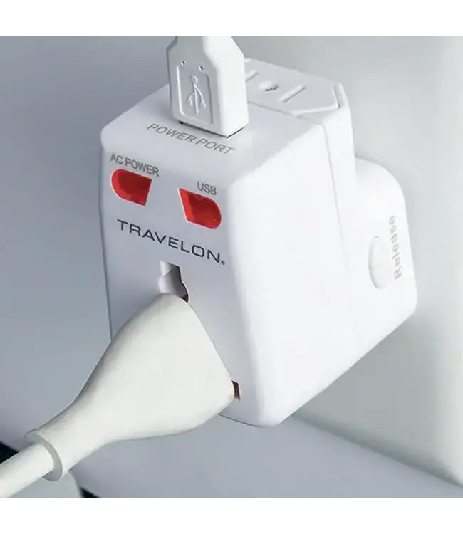 Travelon Worldwide Adapter and USB Charger