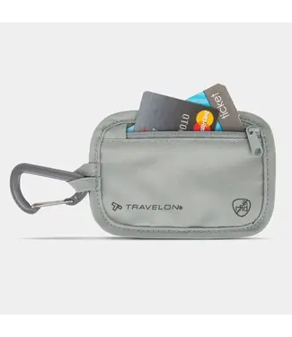 TRAVELON Travelon RFID Blocking Clip Stash Pouch TRAVELON Travelon RFID Blocking Clip Stash Pouch