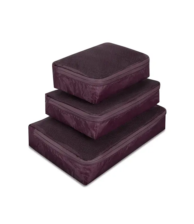 Travelon World Travel Essentials Set of 3 Soft Packing Cubes