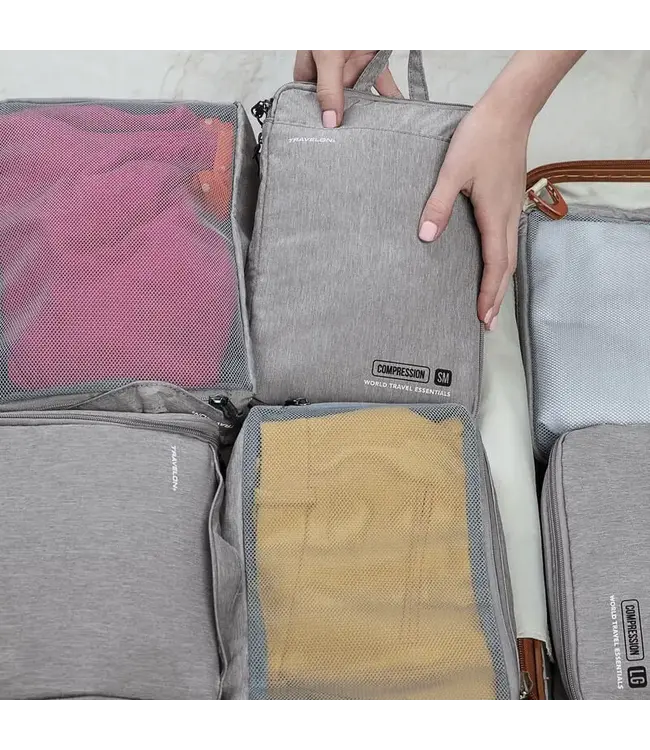Travelon World Travel Essentials Set of 3 Soft Packing Cubes