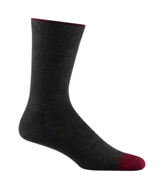 DARN TOUGH Darn Tough Men's Solid Crew Lightweight Lifestyle Socks