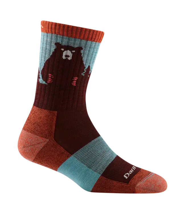 Darn Tough Women's Bear Town Micro Crew Lightweight Hiking Sock