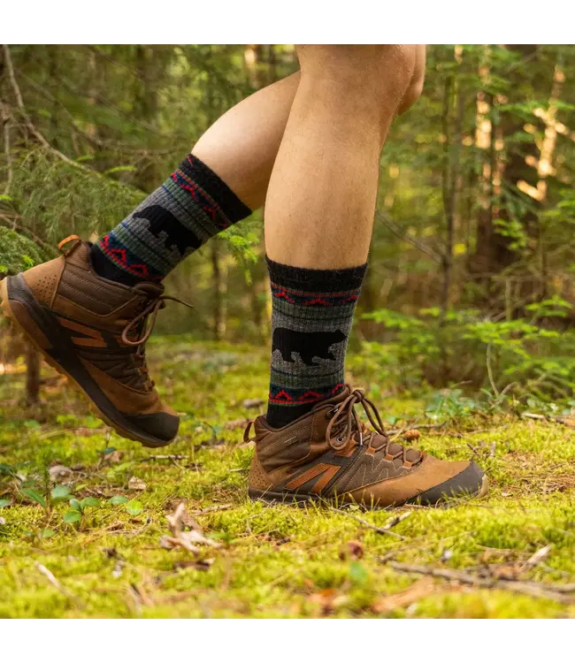 Darn Tough Men's Vangrizzle Boot Midweight Hiking Socks