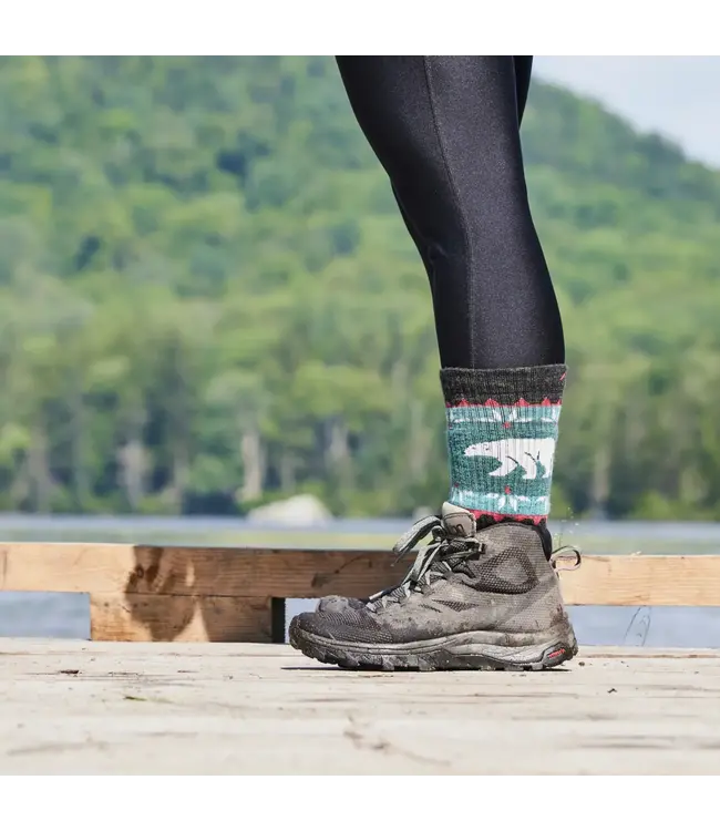 Darn Tough Women's Vanna Grizzle Boot Midweight Hiking Socks