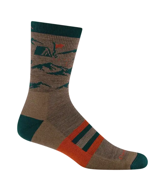 Darn Tough Men's Hike Hike Hut Micro Crew Midweight Hiking Socks