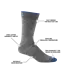 Darn Tough Men's Solid Crew Lightweight Lifestyle Socks