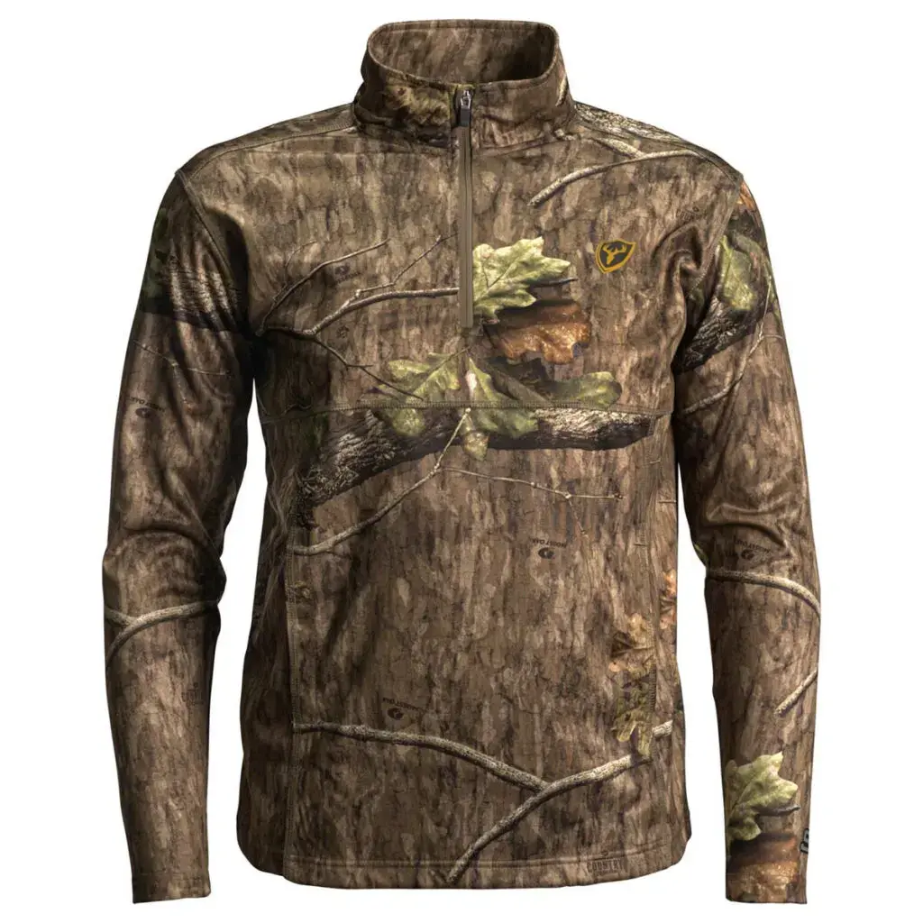 Blocker Outdoors Men's Shield 1/4 Zip Performance Fleece Shirt ...
