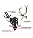 Allen Company EZ Mount Magnum Skull Hanger, Black
