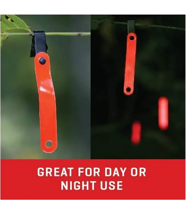 Allen Company Relfective Trail Marking Clips, Orange