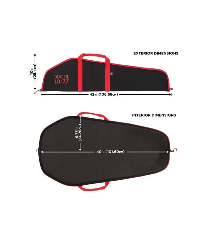 Allen Company Ruger 40" 10/22 Rifle Case, Black