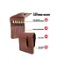 Allen Company Del Norte Leather Belt Loop Cartridge Holder, Brown