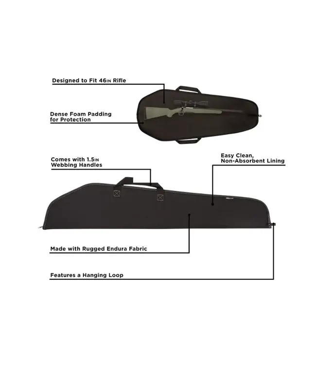 Allen Company Durango Rifle Case Soft Gun Bag - 46"