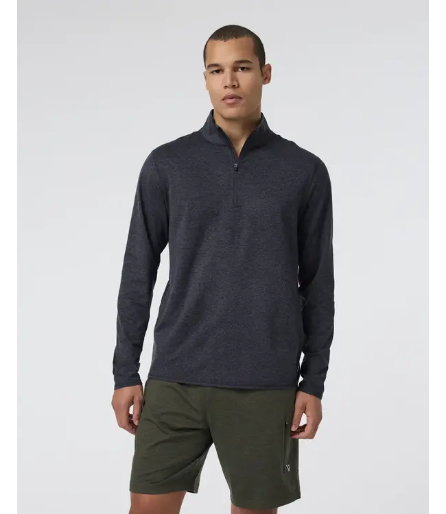 Vuori Men's Ponto Half Zip Mock Neck Fleece Pullover