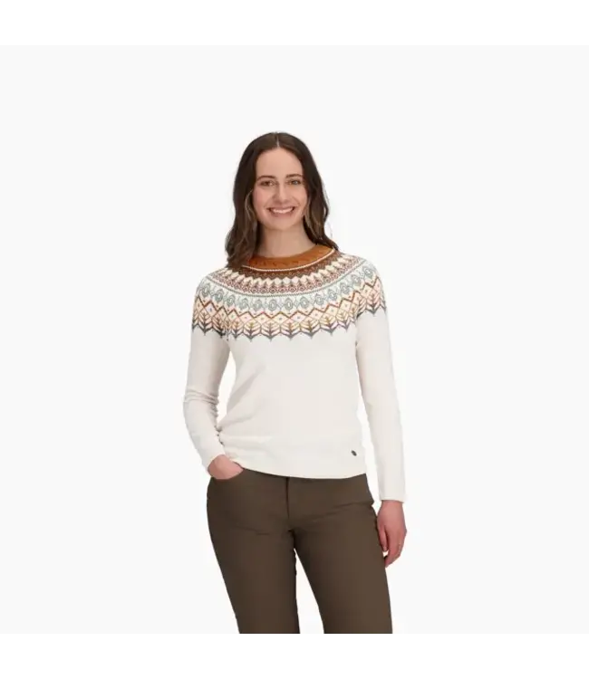 Royal Robbins Women's Westlands Fairisle Crew Sweater