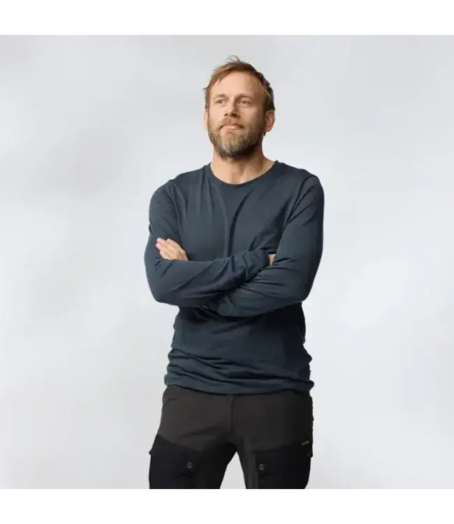 Fjällräven Men's Abisko Wool Long Sleeve T-shirt