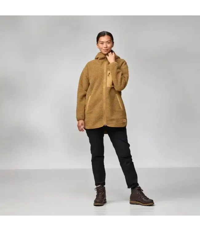 Fjällräven Women's Vardag Pile Fleece Long Jacket