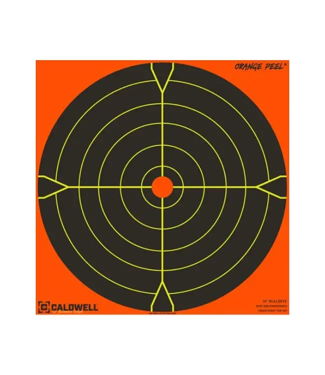 Caldwell Gen 2 - Orange Peel 'Bullseye' Targets - 8", 5 pk