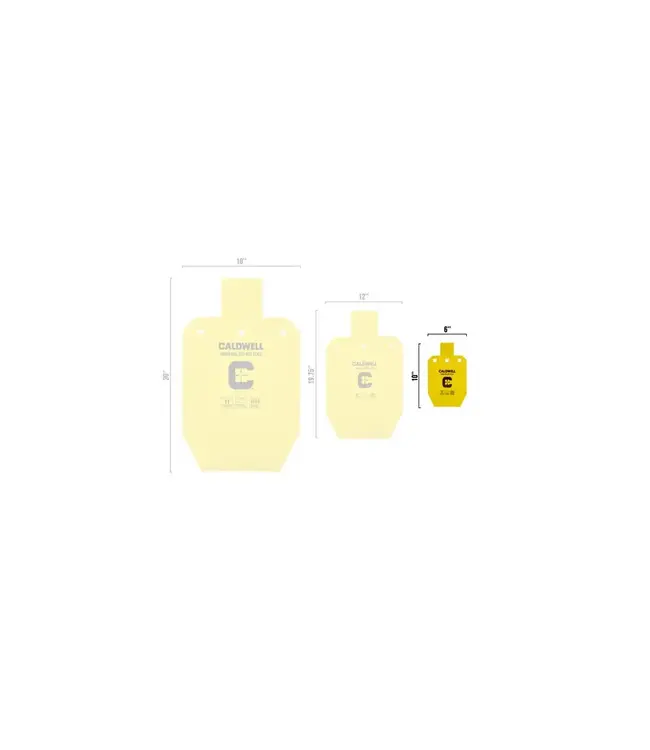 Caldwell AR500 IPSC Steel Targets