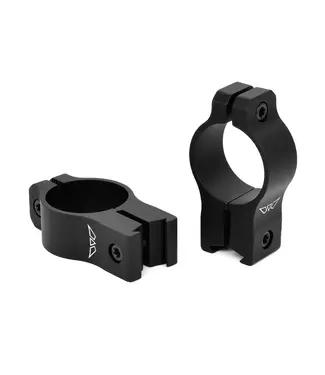 WARNE Vapor 1 inch rimfire, High Matte Rings