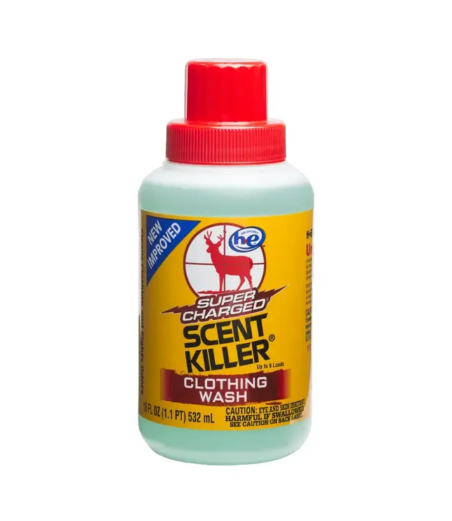 Wildlife Research Center Super Charged Scent Killer Liquid Clothing Wash - 18 oz