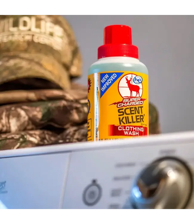 Wildlife Research Center Super Charged Scent Killer Liquid Clothing Wash - 18 oz