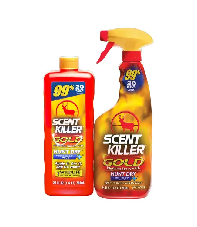 Wildlife Research Center Scent Killer Gold Spray (24/24 Combo)