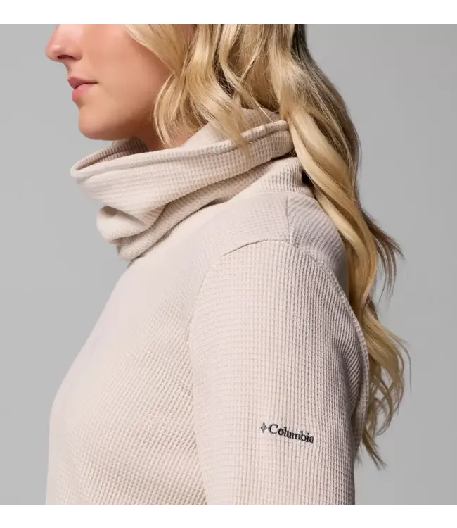 Columbia Women's Holly Hideaway Waffle Cowl Neck Pullover