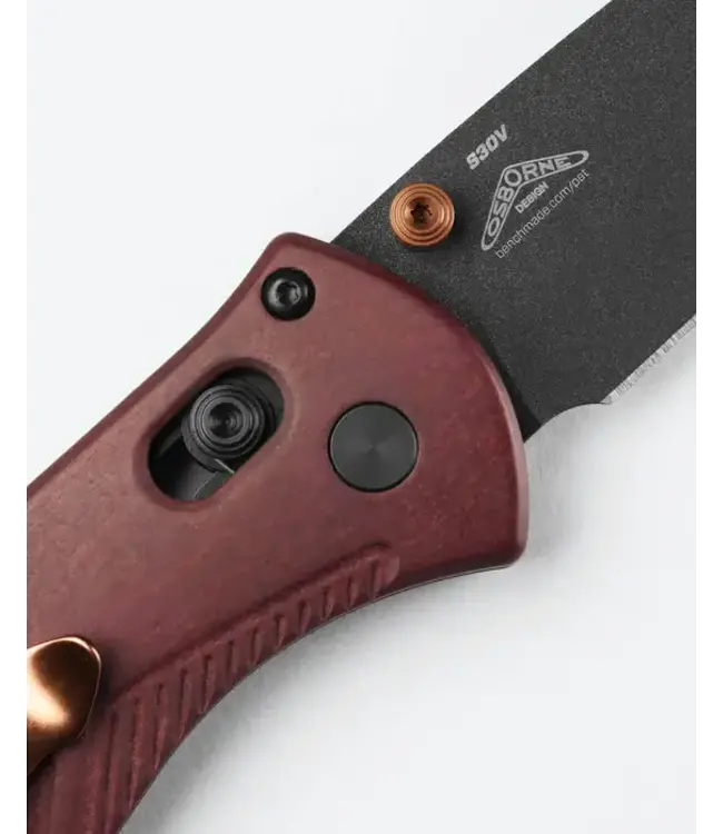 Benchmade Mini Barrage Knife - Redstone | Drop-Point