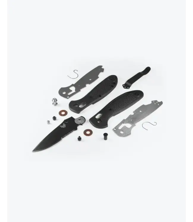 Benchmade Mini Griptilian Knife - Black Grivory | Drop-point